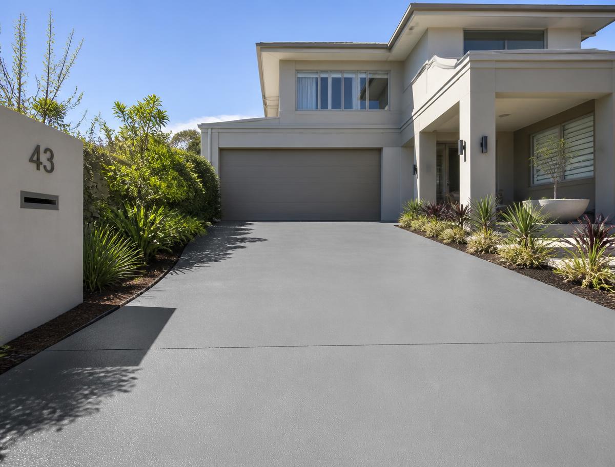 Driveway sealed in French Grey in Gold Coast