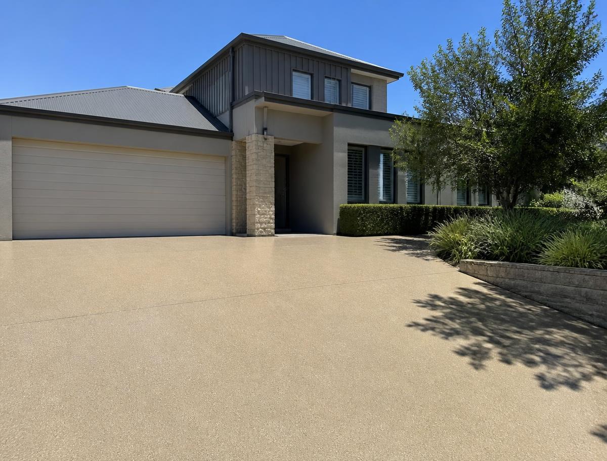 Driveway sealed in Paperbark® in Ipswich